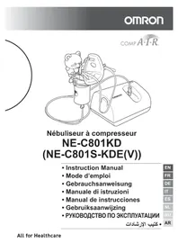 Notice OMRON COMPAIR C801KD Inhalateur