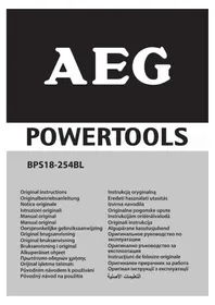 Notice AEG BPS18254BL Scie sauteuse