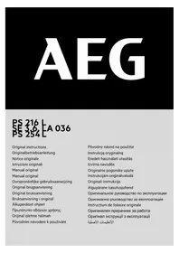 Notice AEG PS 254 L Scie sauteuse