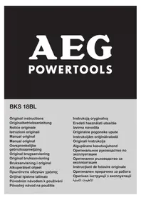 Notice AEG BKS 18BL Scie sauteuse