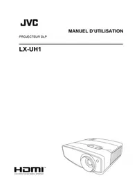 Notice JVC LXUH1W Projecteur