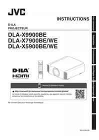 Notice JVC DLAX7900WE Projecteur