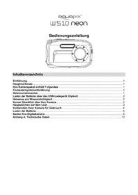 Notice EASYPIX AQUAPIX W510 NEON Appareil photo