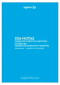 Notice LOGITECH G X56 HOTAS Manette de jeu