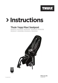 Notice THULE YEPP MAXI SEATPOST Siège vélo enfant