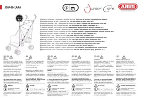 Notice ABUS LARA JC6416 Produits bébés