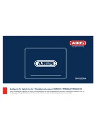 Notice ABUS TVVR33009 Cyfrowy rejestrator wideo