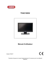 Notice ABUS TVAC10032 Écran informatique