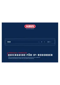 Notice ABUS TVVR36300 Cyfrowy rejestrator wideo