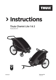 Notice THULE CHARIOT LITE 1 Poussette