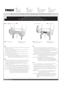 Notice THULE THRUAXLE ADAPTER 12MM Accessoire pour vélo