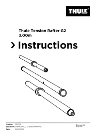Notice THULE TENSION RAFTER G2 Accessoire pour véhicule