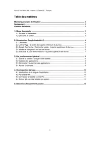 Notice Point of View MOBII 925 Tablette