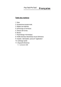 Notice Point of View PROTAB 2 Tablette