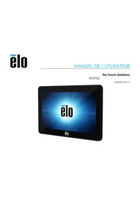 Notice ELO 0702L Moniteur