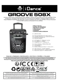 Notice iDance GROOVE 508X Haut-parleur