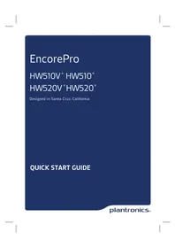 Notice POLYCOM ENCOREPRO HW520 Ecouteur