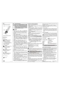 Notice MEDISANA NP 860 Set manicure et pedicure