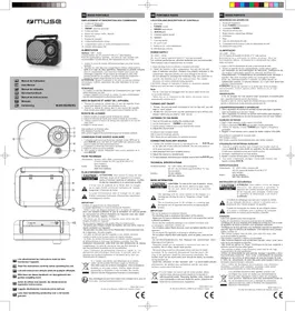 Notice MUSE M055 RR Radio