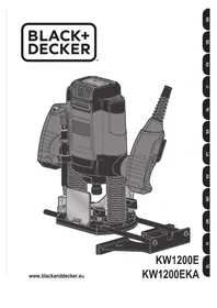 Notice BLACK & DECKER KW1200EKA Fresadora