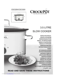 Notice CROCK POT CR028 Slow cooker