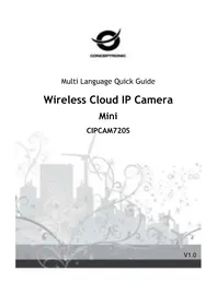 Notice CONCEPTRONIC WIRELESS CLOUD IP CAMERA MINI CIPCAM720S Caméra de surveillance