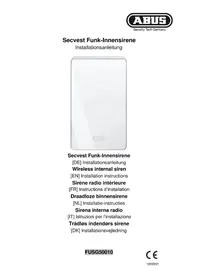 Notice ABUS ACTP00003 Alarme sonore