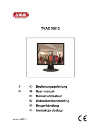 Notice ABUS TVAC10012 Écran d'ordinateur