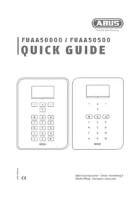 Notice ABUS FUAA50510 Alarme de sécurité