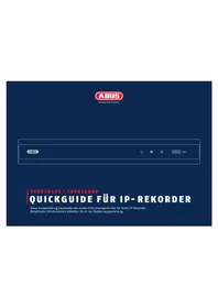 Notice ABUS TVVR36800 Cyfrowy rejestrator wideo