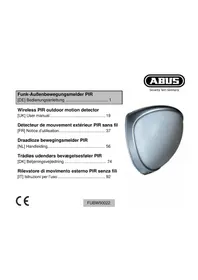Notice ABUS FUBW50022 Détecteur de mouvements