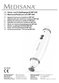 Notice MEDISANA MP 840 Set manicure et pedicure