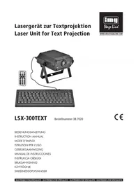 Notice Monacor LSX300TEXT Effektmaschine