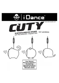 Notice iDance CUTY CAT Haut-parleur