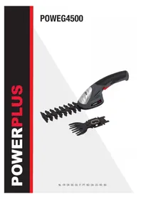 Notice PowerPlus POWEG4500 Nůžky na živé ploty