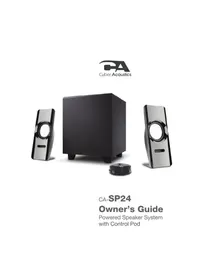 Notice Cyber Acoustics CASP24 Haut-parleur