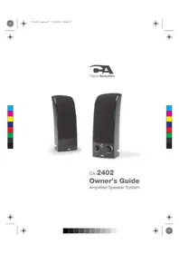 Notice Cyber Acoustics CA2402 Haut-parleur