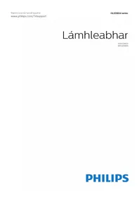 Notice PHILIPS 55OLED804 Teilifís