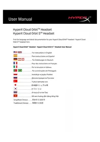 Notice HYPERX CLOUD ORBIT S Casque