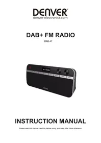 Notice DENVER DAB47 Radio
