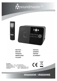 Notice Soundmaster IR6000WE Radio