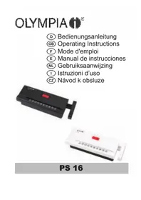 Notice OLYMPIA 2705 Shredder