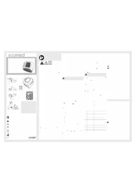 Notice Ecomed BU92E Tensiomètre