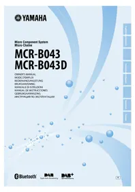 Notice YAMAHA MCRB043DAB Système audio