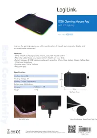 Notice LOGILINK ID0183 Tapis de souris