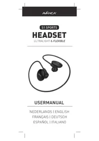 Notice Avanca S1 SPORTS Bouchon d'oreille