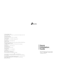 Notice TP-LINK RE205 Wifi tekrarlayıcı