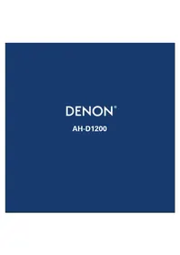 Notice DENON AHD1200 écouteurs