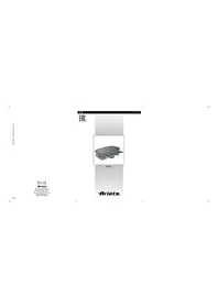 Notice ARIETE RACLETTE 794 Appareil à fondue, raclette et wok