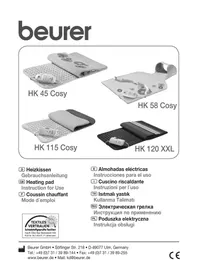 Notice BEURER HK58 COSY ısıtmalı battaniye